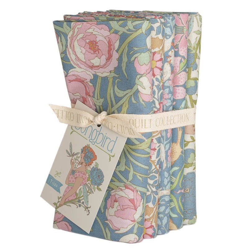 Tilda Songbird Blue Fat Quarter Bundle