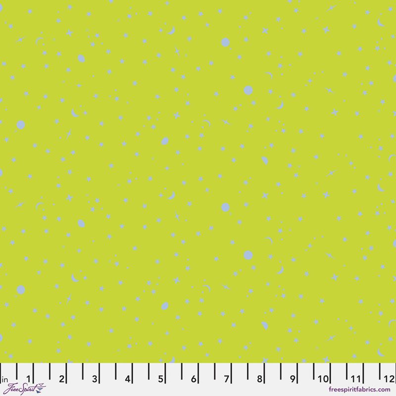 Tula Pink True Colours Fabric: Space Sprinkles, Lightning Bug