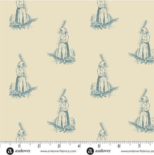 Farmer's Daughter fabric, Farmer's Daughter, Butternut