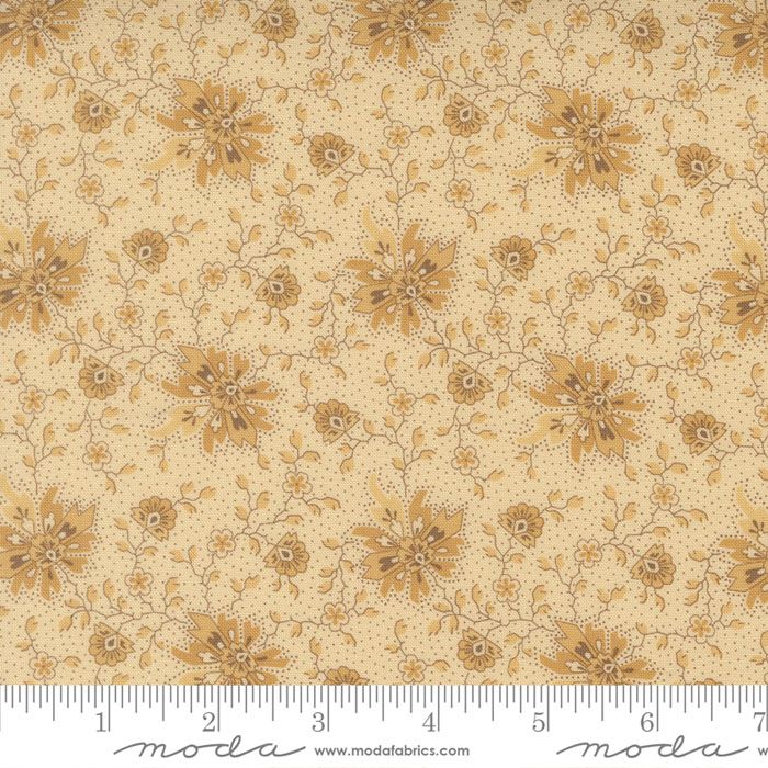 Wild Orchid fabric: Passionate Bloom, Vanilla Bean