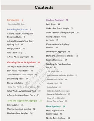 The Ultimate Applique Reference Tool The Ultimate Applique Reference Tool