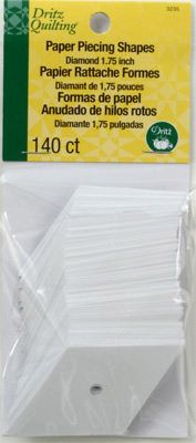 English Paper Piecing  60 degree Diamond 1.75" 140 pieces