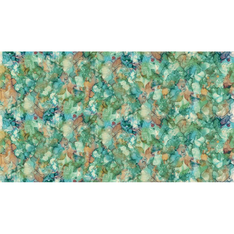 Autumn Breeze fabric, Colourwash, Multi