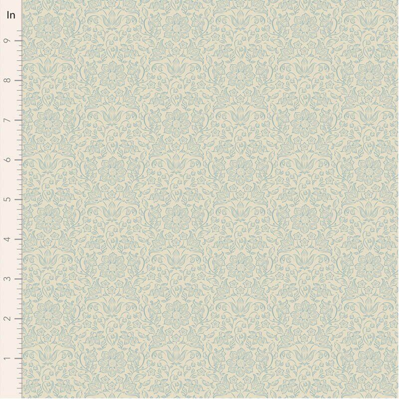 Tilda Songbird Blenders fabric: Lila Light Blue
