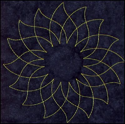 Westalee Ruler Circles on Quilts: Spinning Wheels 26 7 1/2"