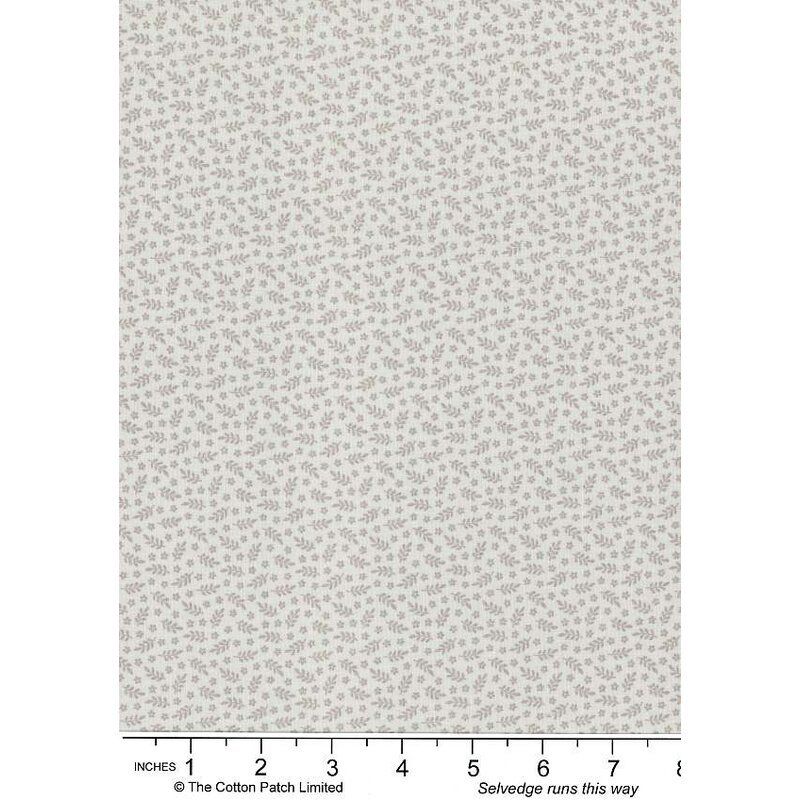 Foxwood Fabric Makower Tiny Sprigs, Manatee