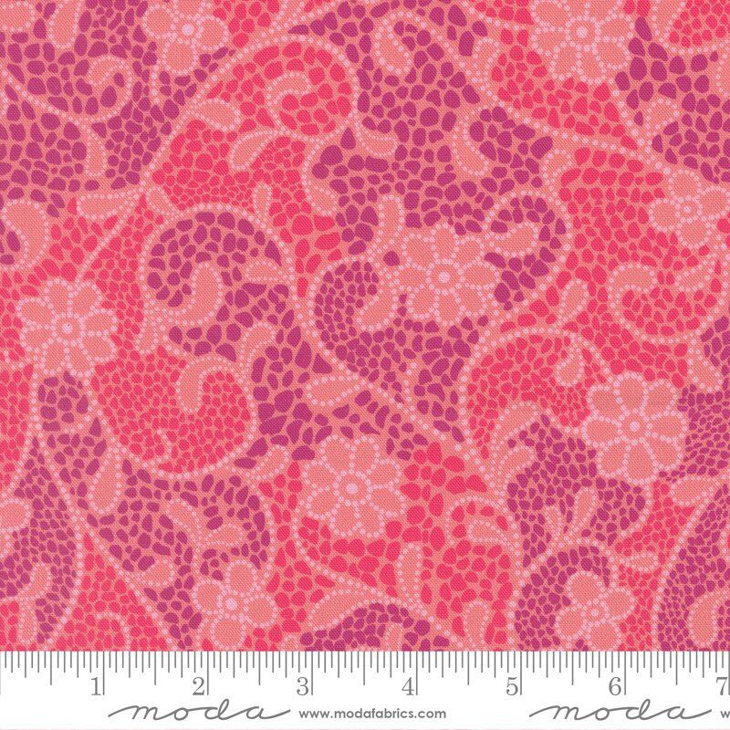 Parlor fabric Good Vibes Only, Rose