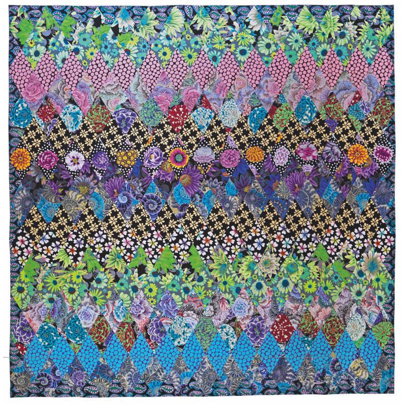 Contrast Diamonds Quilt Kit