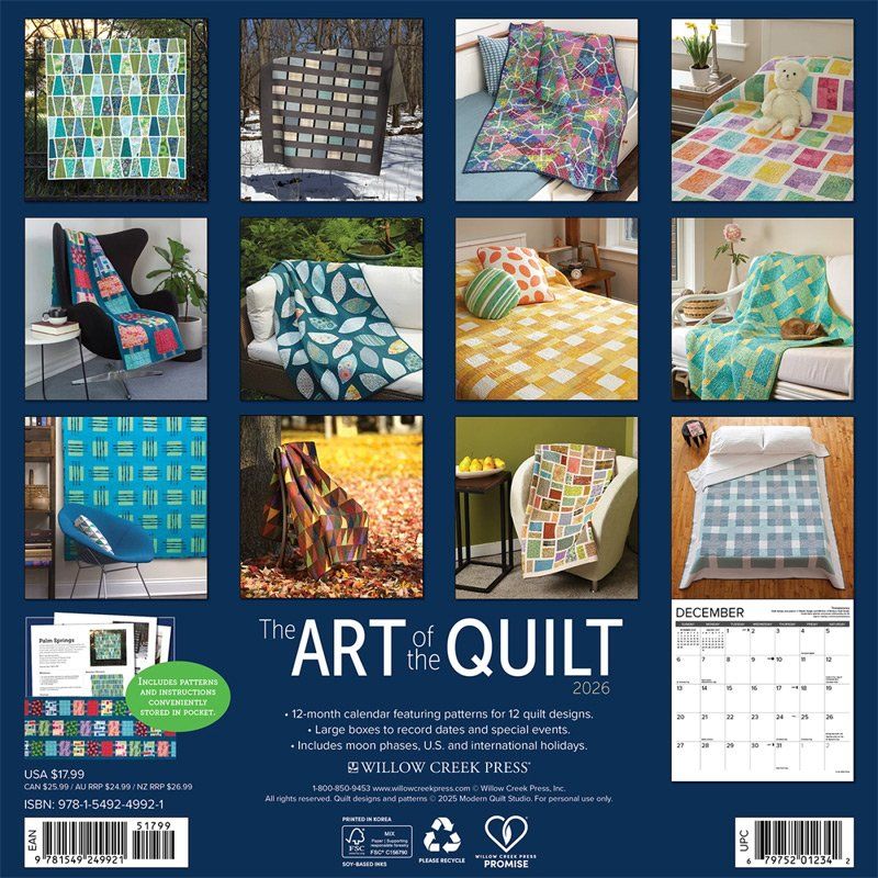Calendar The Art of the Quilt 2026