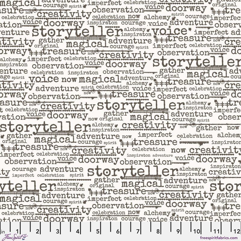 Stamped fabric: Wordster