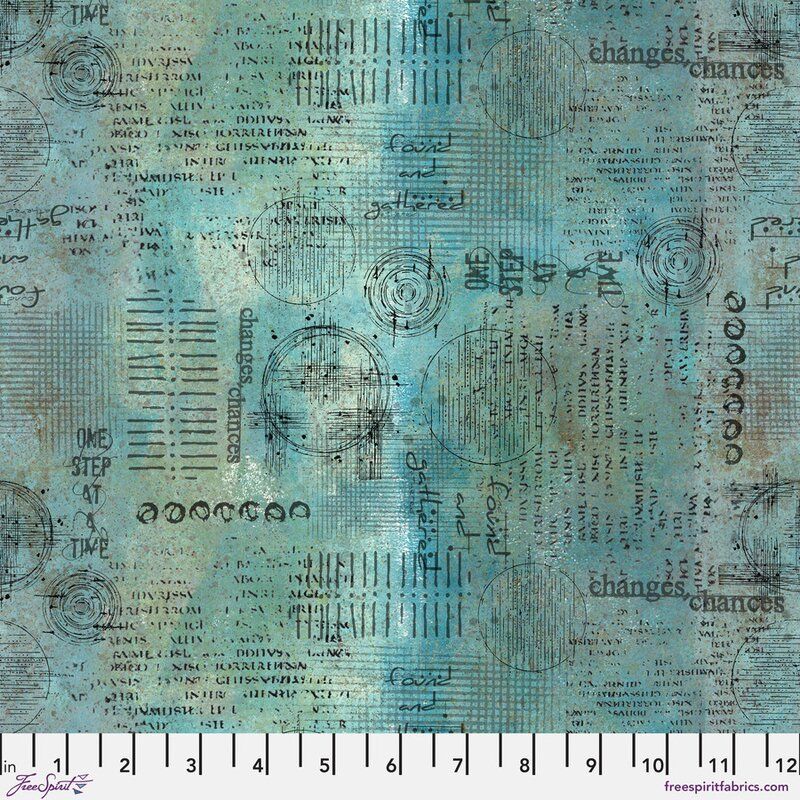 On Your Mark fabric: Assemblage, Ocean