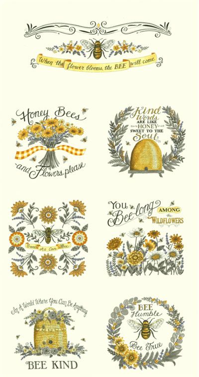 Honey and Lavender Panel 60cm Honey and Lavender Panel 60cm