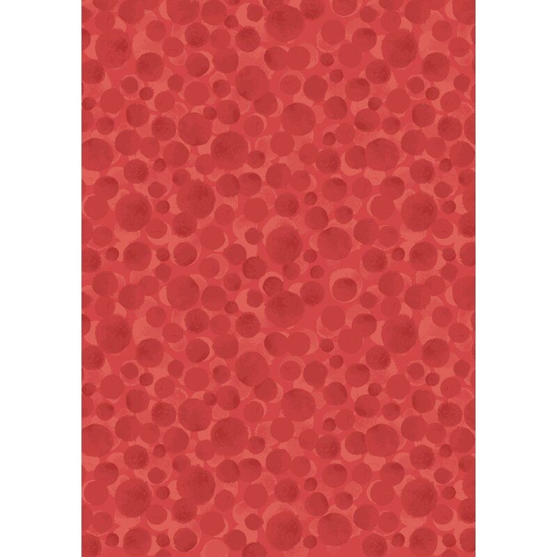 Bumbleberries Seasonal fabric: Autumn Red