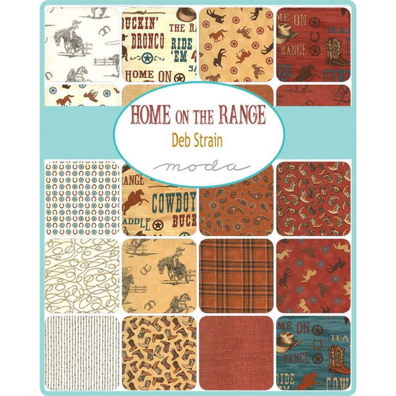Home on the Range 5" Moda Charm Pack Home on the Range 5" Moda Charm Pack