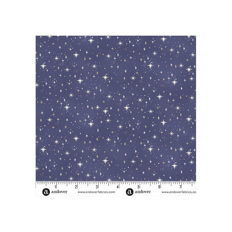 Charmed Fabric, Shimmer, Blue Charmed Fabric, Shimmer, Blue