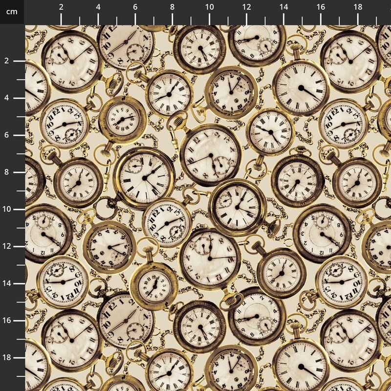 Conversationals Fabric: On The Right Track, Watches