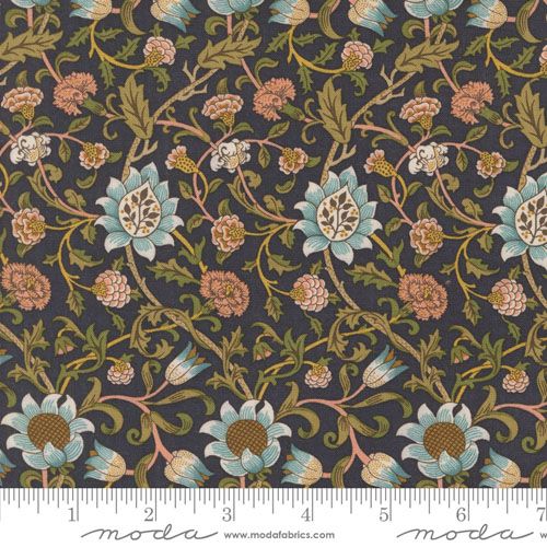 Morris Manor fabric: Evenlode, Twilight Morris Manor fabric: Evenlode, Twilight