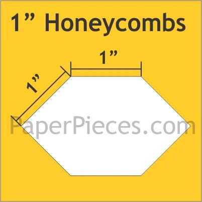 English Paper Piecing Honeycomb 1' 100 pieces English Paper Piecing Honeycomb 1' 100 pieces