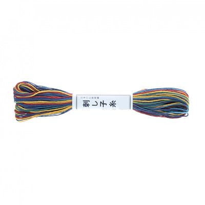 Confetti Variegated Sashiko Thread 20m Skein Confetti Variegated Sashiko Thread 20m Skein