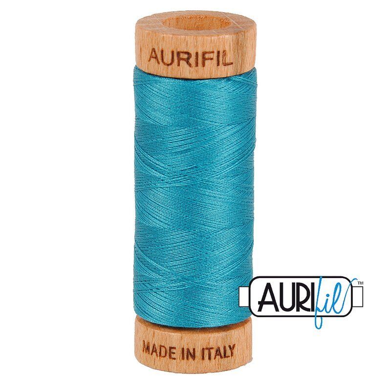 Aurifil 80 Cotton Thread 4182 Dark Turquoise