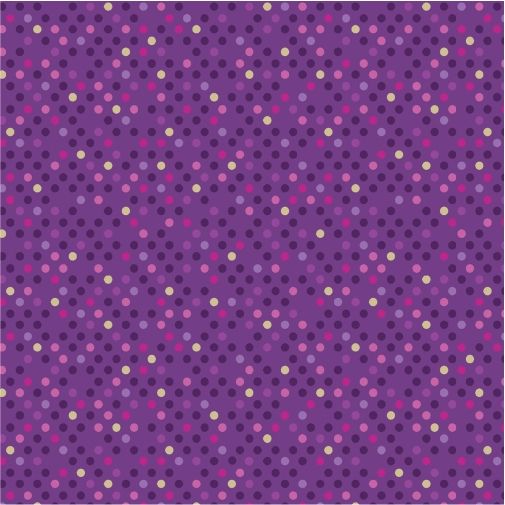 Confetti Drop fabrics: Purple / Multi