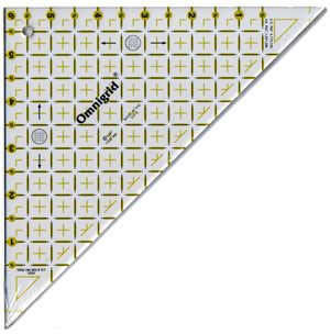 Omnigrid Right Triangle (Up to 6" Sides) (R96) Patchwork Ruler Omnigrid Right Triangle (Up to 6" Sides) (R96) Patchwork Ruler