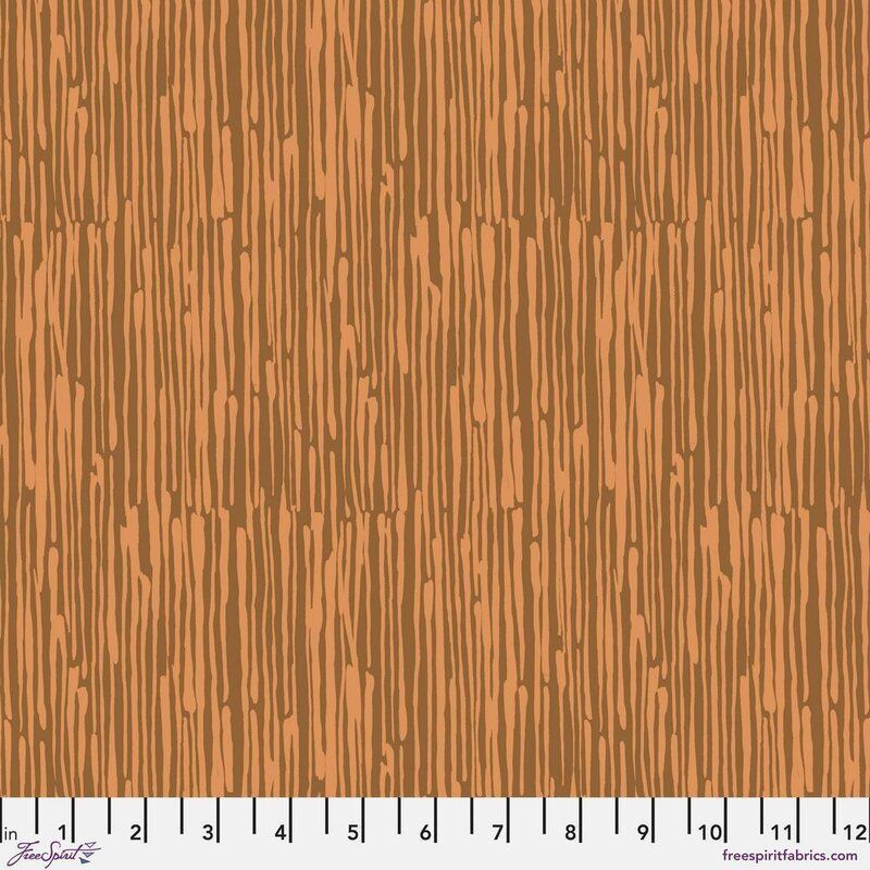 Golden Harvest fabric, Stems, Gold