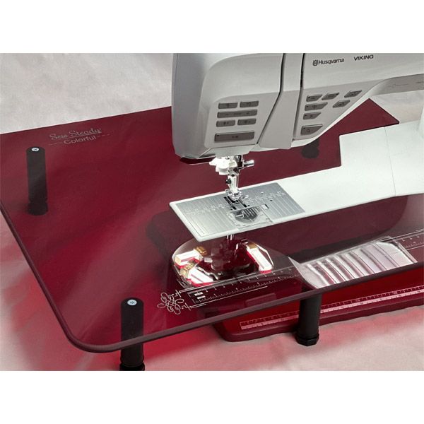 Sew Steady Table Colourful Extension Table Red 17 3/4 inch x 22 1/2 inch