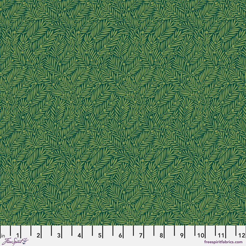Bedford Park fabric: Yew & Aril, Teal