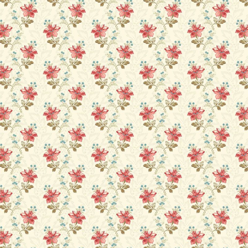 Lighthouse Red fabric: Bayou, Sea Shells