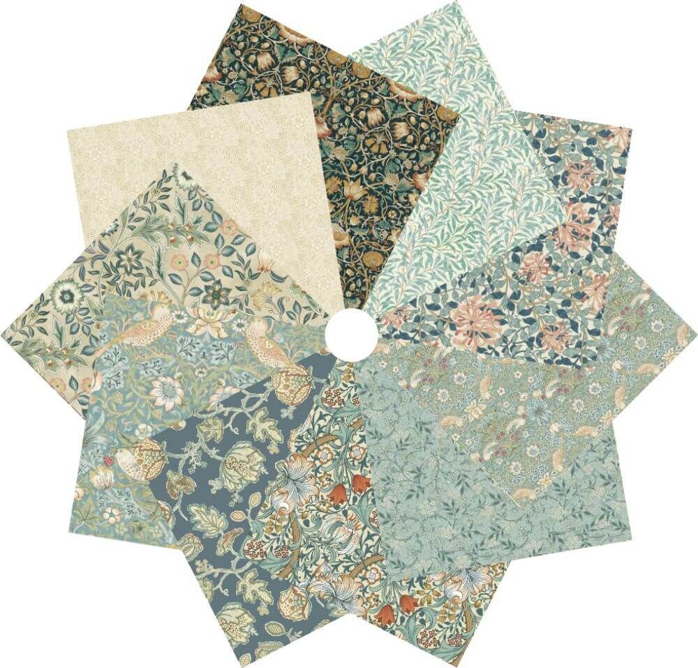 William Morris Summerwind Fat Quarter Bundle William Morris Summerwind Fat Quarter Bundle