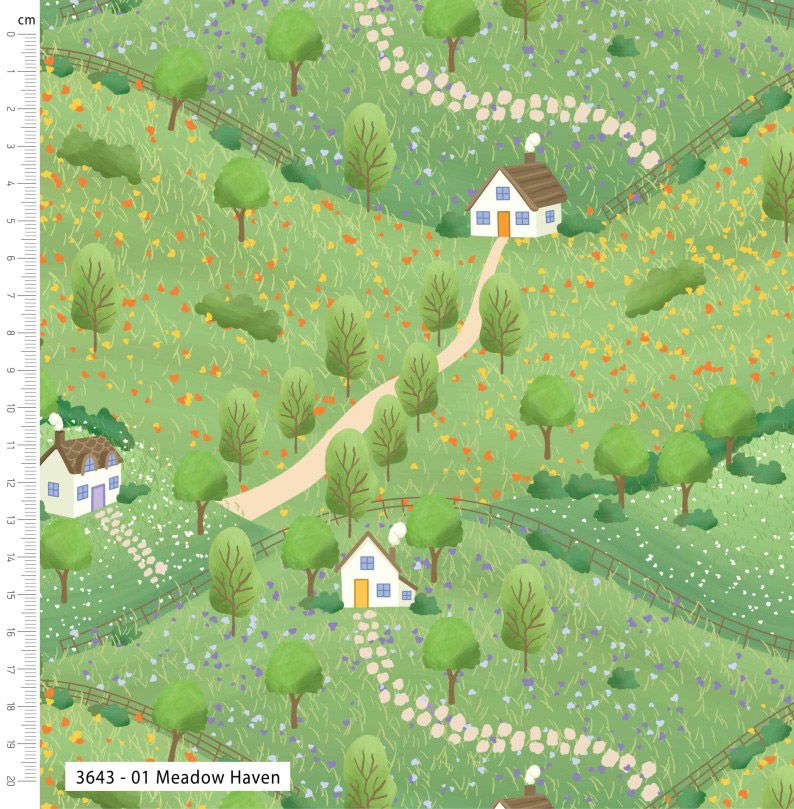 Cottage Bliss fabric: Meadow Heaven