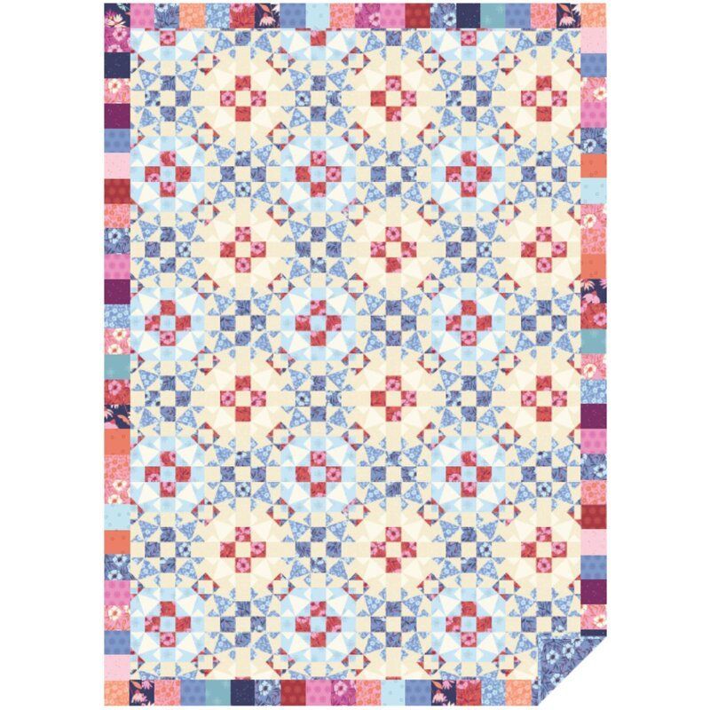 Garden Blocks Cool Quilt Kit