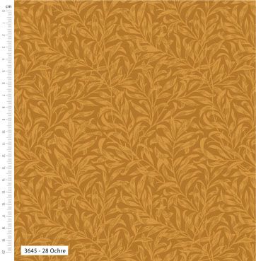 William Morris Willow Bough Fabric: Ochre