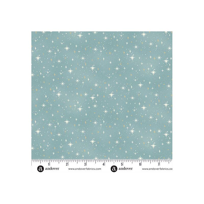 Charmed Fabric, Shimmer, Teal Charmed Fabric, Shimmer, Teal