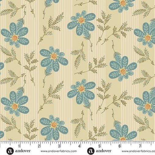 Farmer's Daughter fabric, Apron Strings, Sandcastle Farmer's Daughter fabric, Apron Strings, Sandcastle