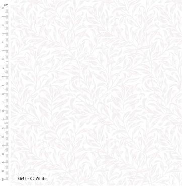 William Morris Willow Bough Fabric: White