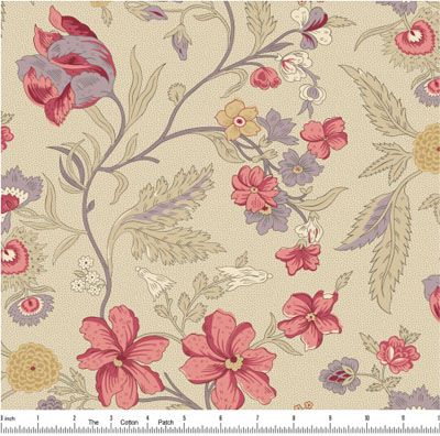 Wildflower Cottage fabric: Linen Wildflowers