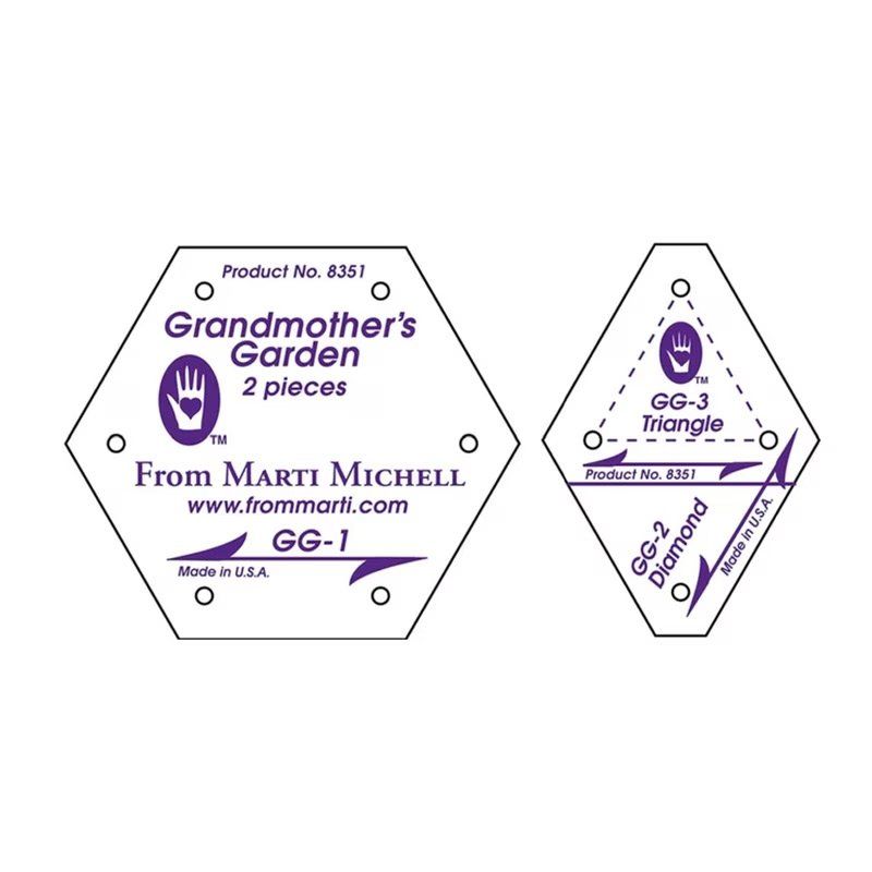 1" Hexagon Template Combo Set from Marti Michell
