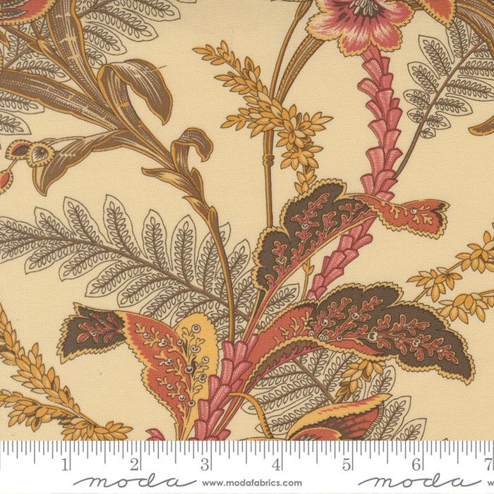 Wild Orchid fabric: Wild Orchid, Vanilla Bean