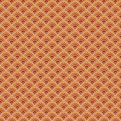 Luxe fabric: Scallop Rust (per 1/4 metre)