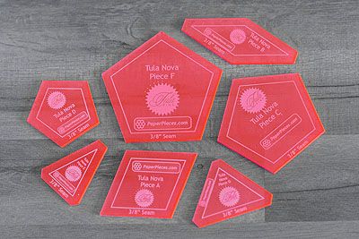 Tula's Nova Acrylic Template Set Tula's Nova Acrylic Template Set