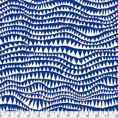 Kaffe Fassett Collective: Shark's Teeth, Cobalt