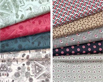 Mansfield Park fabric: 10" Patchwork Palette