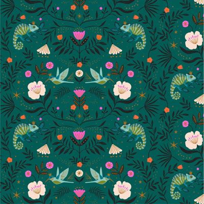 Jungle Luxe Fabric: Jungle Animals (per 1/4 metre)