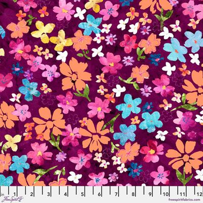 Nature's Contours Fabric: Floral Multi (per 1/4 metre) Nature's Contours Fabric: Floral Multi (per 1/4 metre)