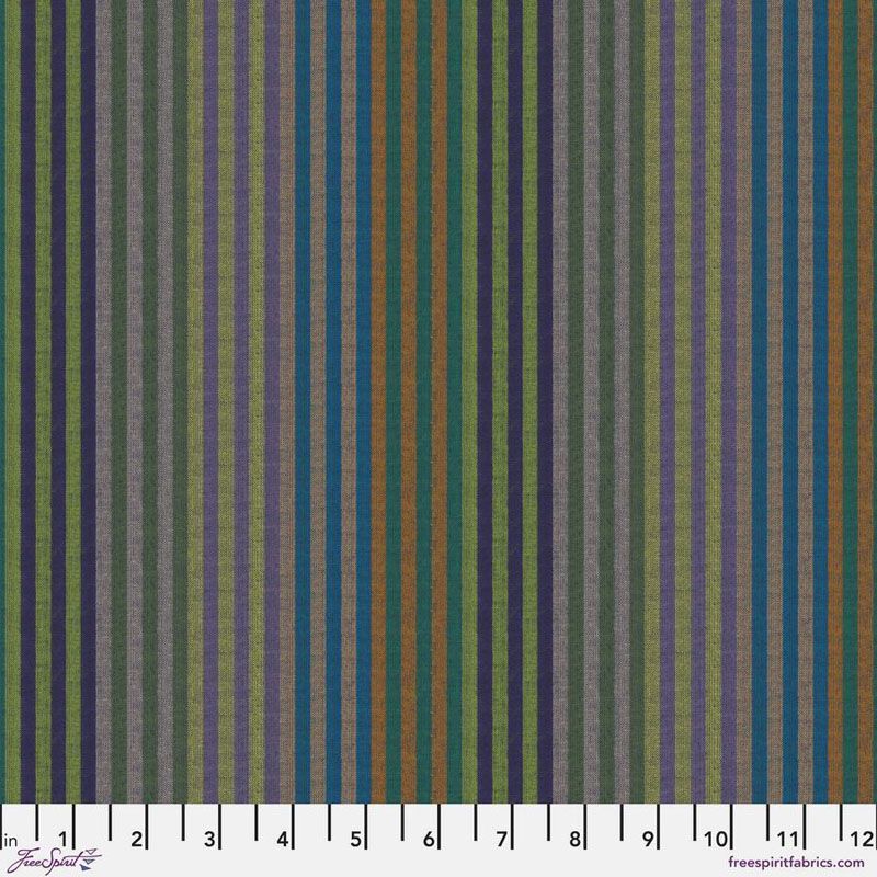 Kaffe Fassett Fabric: Caterpillar Woven Stripe, Dark