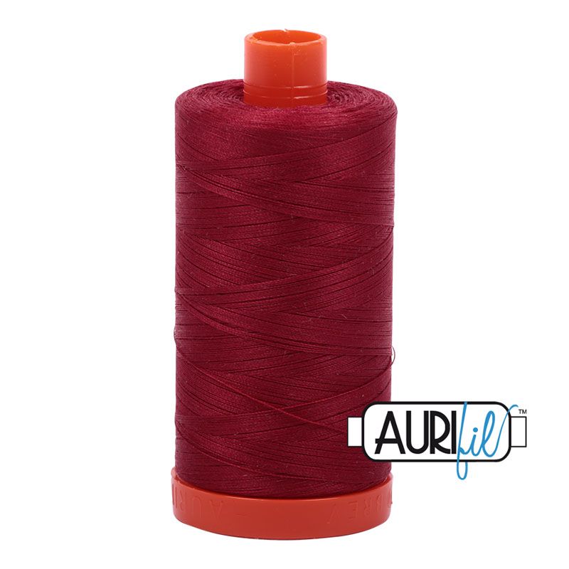 Aurifil 50 Weight Thread, Burgundy 1103
