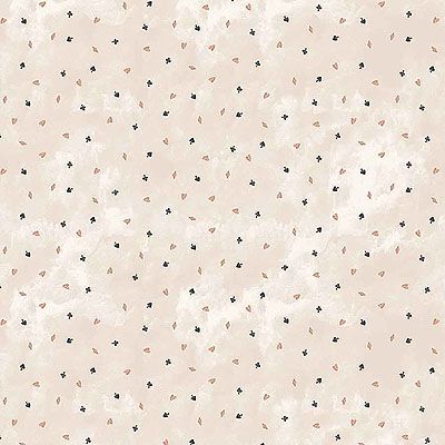 Memories Hearts and Spades Cream (per 1/4 metre)