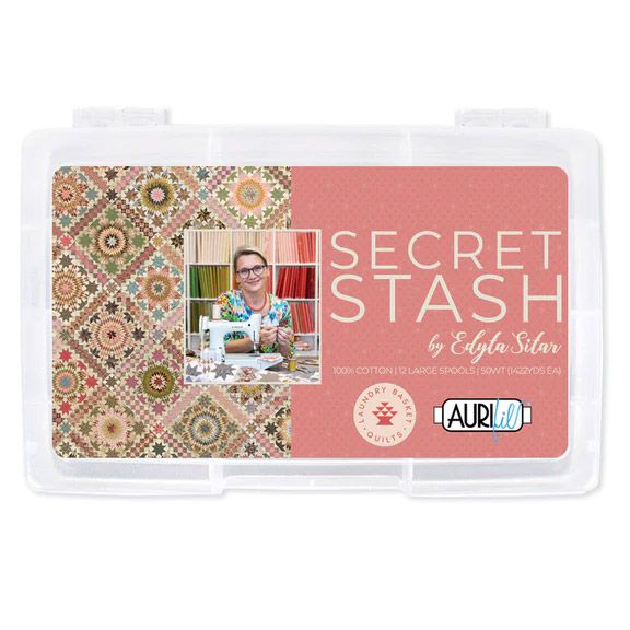 Aurifil 50 Thread Box: Secret Stash by Edyta Sitar